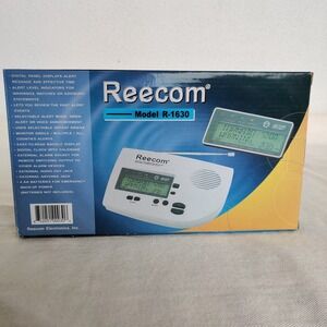 Reecom R-1630 Severe Weather Emergency Alert Radio w/Ac Adapter Travel Radio NIB